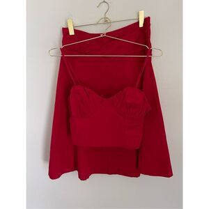 FREE PEOPLE So Posh Two Piece Skirt & Top Set Size Medium NWOT